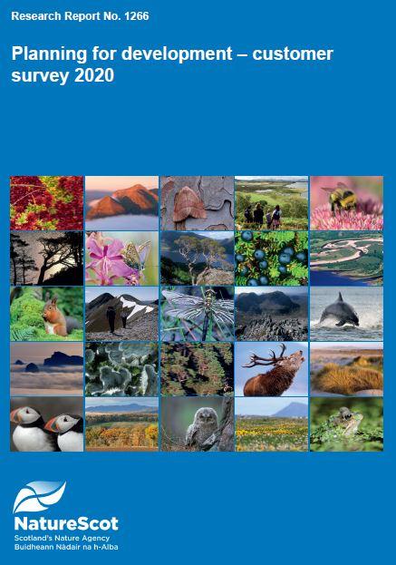 NatureScot Research Report 1266 - front cover