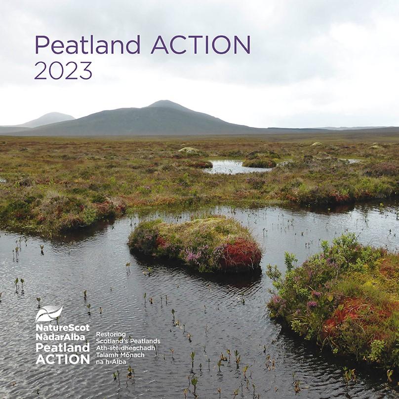 Peatland ACTION NatureScot 2023 Calendar Front Cover