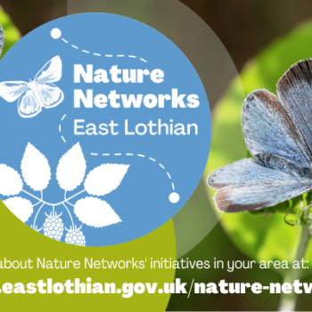 Logo of Nature Networks East Lothian - www.eastlothian.gov.uk/nature-networks