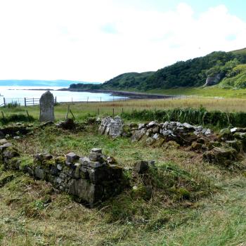 Camas nan Geall, Cladh Chiarain.  One of the ten monuments &amp;quot;adopted&amp;quot; as part of Archaeology Scotland's project.